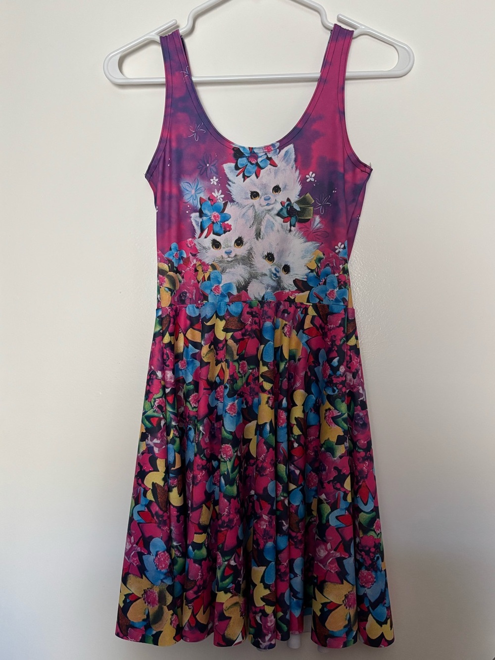 BlackMilk Skater Dress Kittens